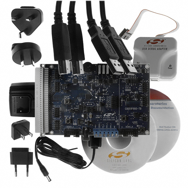 C8051F560DK Silicon Labs  Cartes d'évaluation - Embarquées - MCU DSP